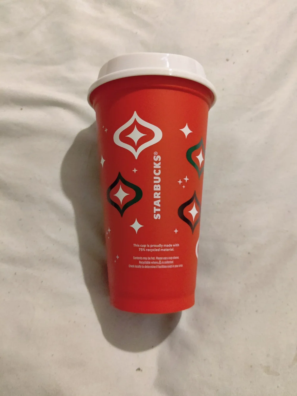Starbucks 2023 Reusable Red Cup Day Holiday Launch Cup Grande 16 fl oz